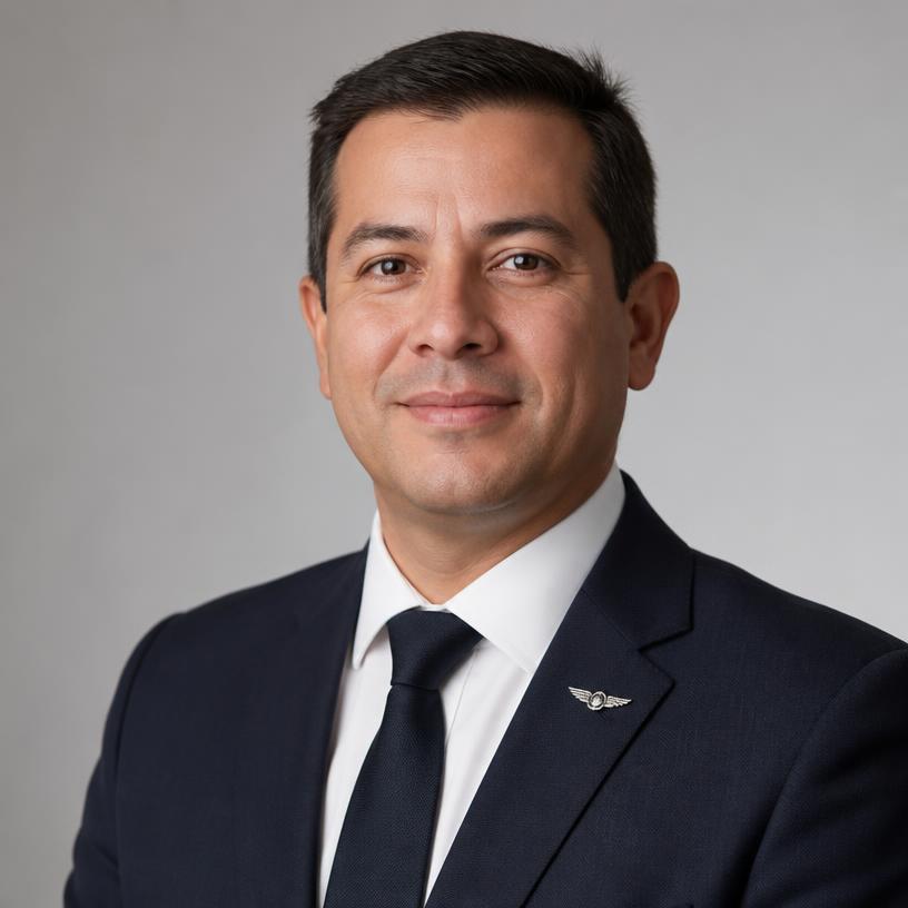 M. Alvarez, professional pilot